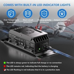 20A 58.4V Lithium Battery Charger for LiFePO4 48V Lithium Battery Rapid Charging