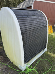 ULINE Roll-Top Spill Containment Drum Storage Shed – Hazmat / Chemical Storage