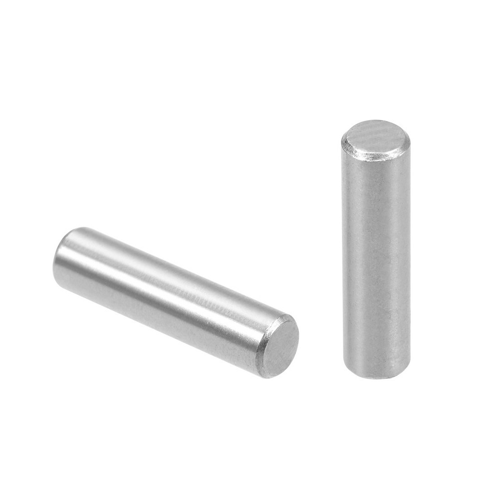 20 Pcs 304 Stainless Steel 5mm x 18mm Dowel Pin for Metal Devices Silver Tone