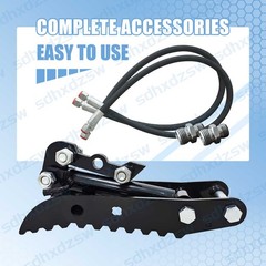 TYPHON Hydraulic Thumb Clip For 0.8Ton-2Ton Mini Excavators Attachments 3-Holes