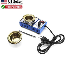 QWORK Solder Pot 150W 110V 50mm Soldering Bath 500g Titanium Plate FROM USA