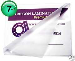 7 Mil Small Menu Hot Laminating Pouches 11-1/2 x 17-1/2 [100/pack] Clear