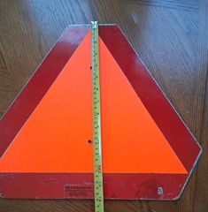 Slow Moving Vehicle Triangle