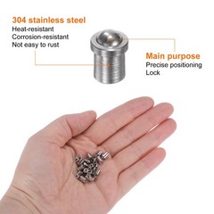 30pcs Ball Plunger 2×3/3×4/4x5mm 304 Stainless Steel Ball Point Spring Plunger