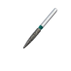 Dental Diamond Burs FG High Speed Bur Flame Shape 863/016C Coarse Grit Green