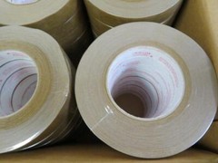 36 Rolls Case Cantech 134-04 Extensible Flatback Kraft Splicing Tape 24mm x 55m