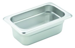 1/9 Size 2.5 Inch Deep Stainless Steel AntiJam Hotel Steam Table Food Pan