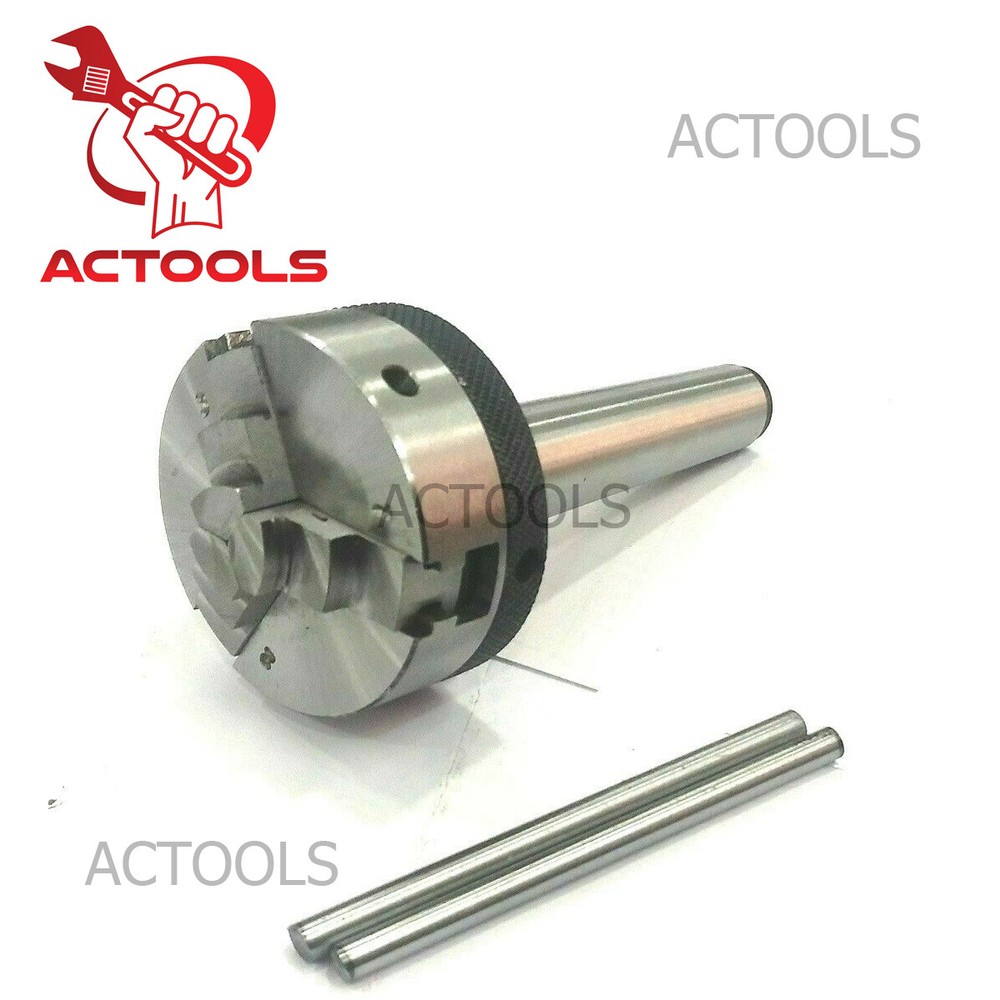 3 Jaw Self Centering Chuck 65mm With 2MT Shank Arbor High Quality Free Shipping