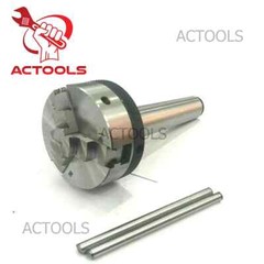 3 Jaw Self Centering Chuck 65mm With 2MT Shank Arbor High Quality Free Shipping