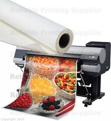 Self Adhesive Poly-Vinyl Banner roll Waterproof – 24″ x100FT -Inkjet printing
