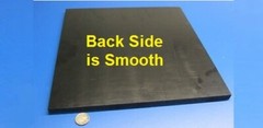 Black ABS Sheet 3/8″ (.375″) X 12″ X 24″ Haircell Textured One Side