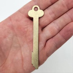 2x York Diebold Safe Deposit Lock Key Blanks 0.052″ T x 0.38″ W x 3.55″ L Flat