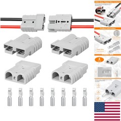 120 Amp Battery Quick Connect/Disconnect Kit – 4 Pieces for Easy Installation