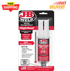 J-B Weld High Heat Epoxy Syringe, Dark Grey