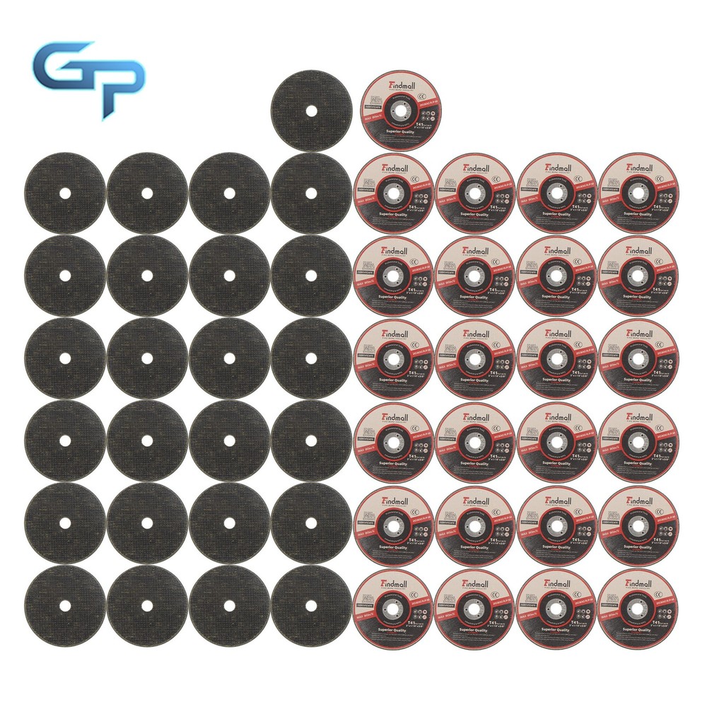 Cut Off Wheels 50 Pack 3″x1/16″x3/8″ Metal & Stainless Steel Cutting Discs