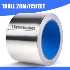3 Inch x 65 Feet Aluminum Foil Tape for HVAC – High-Temperature Heavy Duty Use