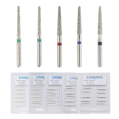 Dental Diamond Burs FG Long Surgical Bur Round Ball Taper Bur 368 801 850 856
