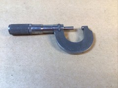 Vintage The L.S. Starrett Co. No. 230-F Micrometer 0-1” / Turns Smoothly