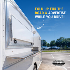 M&R Specialties – Add-on Fold-up and Down Concession Door Marquee or Sign
