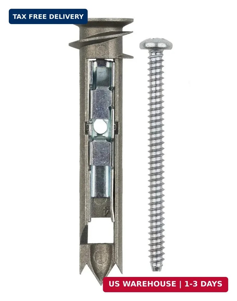 Heavy Duty Drywall Anchors and Screws Kit Including Self-DrillingToggle Anchors