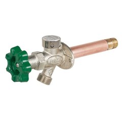 Prier P-164D24 24 in. Anti-Siphon Quarter Turn Wall Faucet With Soft Grip H