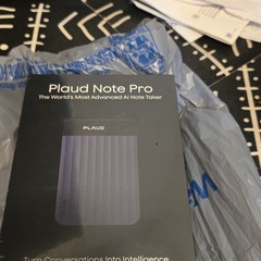 PLAUD Plaud Note Pro AI Voice Recorder 64GB Black w/ Case, Bluetooth, 30hr