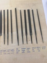 16pcs. Mixed Mfrs., 6″ Files, Wiss, KF, Austria, India, Grobet, AS, Nicholson