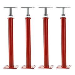 4PCS House Floor Jacks 16.5-20.5″ Adjustable Screw Jacks Post Foundation 6600lbs