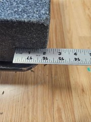 TRU-STONE GRANITE INSPECTION SURFACE PLATES 24X18X4 GRADE A 2″ LIP 24X14X2.25