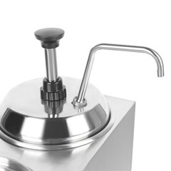 Nacho Cheese Dispenser w/Pump 2x2L Hot Fudge Caramel Warmer Commercial 1600W NEW