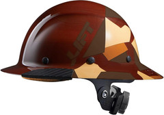 SAFETY Dax Fiber Resin Full Brim Safety Helmet/Hard Hat | 6 Point Suspension for
