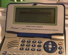 Ectaco Partner Portuguese Talking Dictionary w/CD Epg400TX TESTED FREE SHIPPING