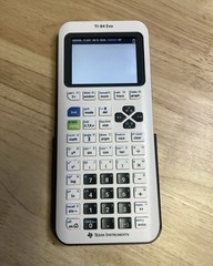TI-84 EVO Graphing calculator Texas Instruments White TI84 TI 84 Latest Model