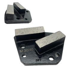18Pk Trapezoidal Grinding Disc for Concrete Floor Grinder Medium Bond 30/40 Grit