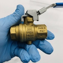 Rub S93D41 Fip-Fip Vent/Lock 1/2in S.93 Pneumatic Ball Valve Locking Handle 1ct