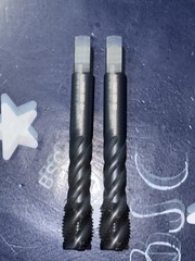 (2) OSG 9/16-18 PLUG TAP SPFL SPIRAL FLUTE HY-PRO 4FL NF GH3 HSE TWO TAPS