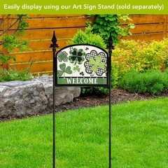 Briarwood Lane Patterned Shamrocks Acrylic Art Sign