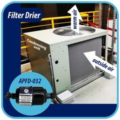 Appli Parts APFD-032 1/4 in Liquid Line Refrigerant AC Filter Drier hvac Refrige