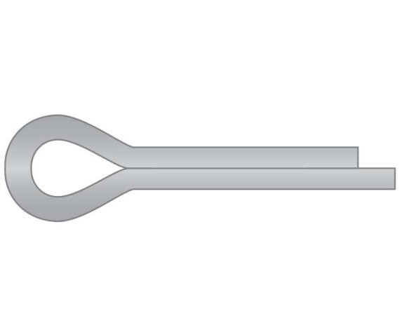 Cotter Pin 3/16 x 2 SS300 PL (25 Pieces)