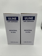 ULINE H-596 Side Load Industrial 3″ Tape Dispenser, Set of 2 New in Box