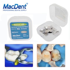 Dental Sectional Matrix System Contoured Metal Matrices Refill Matrix Bands 50x