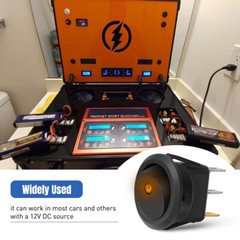 20Pcs/Kit Round Toggle Switch 12V 20A LED Light For Car Auto Boat ON/OFF Switch