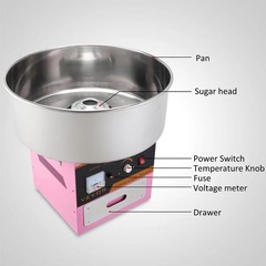 Commercial Party Candy Floss Machine Cotton Candyfloss Sugar Maker Easy To Wash