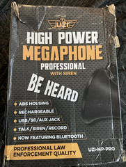 Uzi Pro Loud Big Bluetooth Megaphone 50W Professional Bullhorn