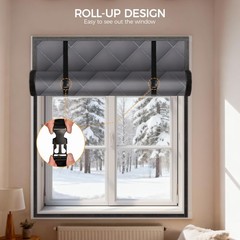 63″ x 39″ Thermal Window Cover，Oxford Fabric Window Cover for Winter, Window …