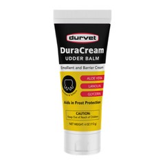 Durvet DuraCream Udder Balm 4 oz Emollient & Barrier Cream NOT FOR SALE TO:CA,DC