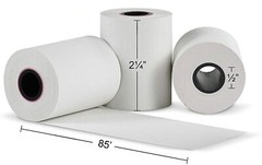300 Rolls 2 1/4″ X 85′ Thermal Receipt Paper for POS Credit Card & Cash Register