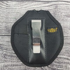 Uzi Handcuff Case Black 4.5″ Snap Closure w/ Clip