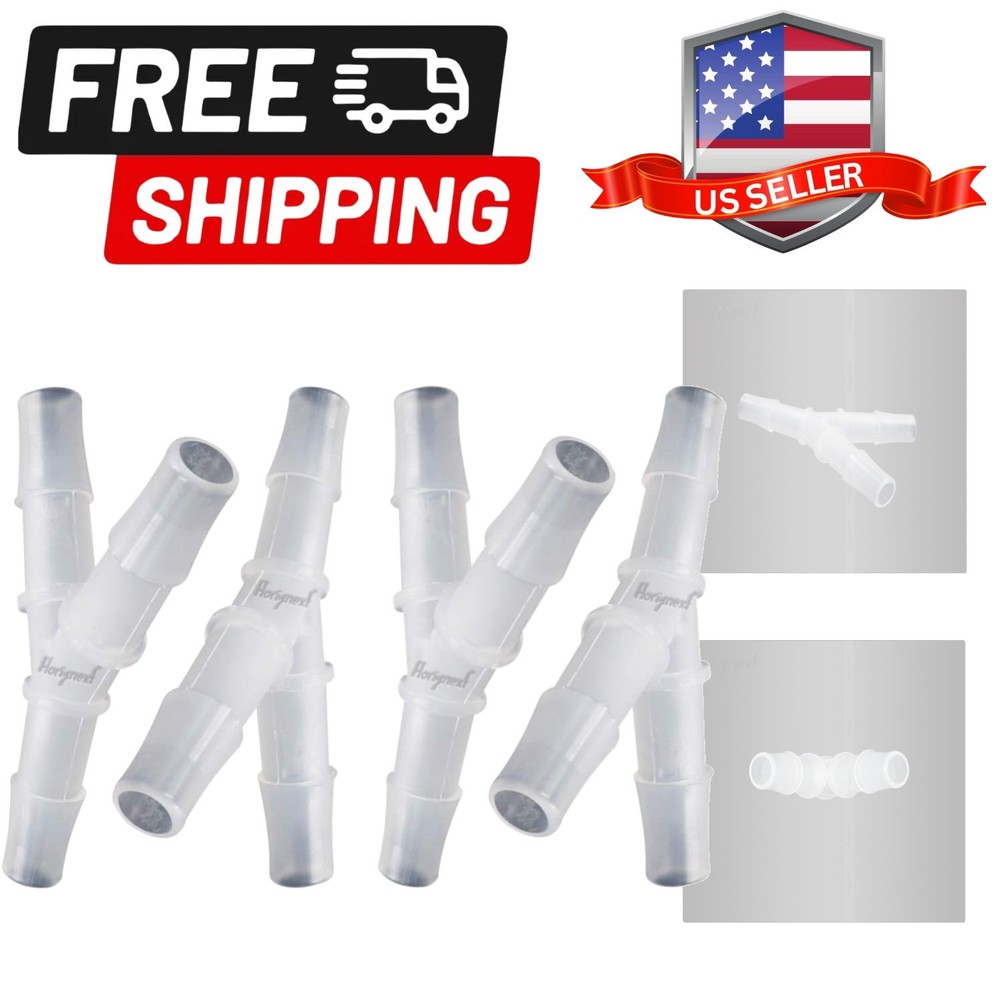 plastic 3/8″ Y shape 3 way barbed connector for air hose, water pipe pp polyp…