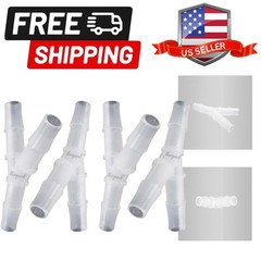 plastic 3/8″ Y shape 3 way barbed connector for air hose, water pipe pp polyp…